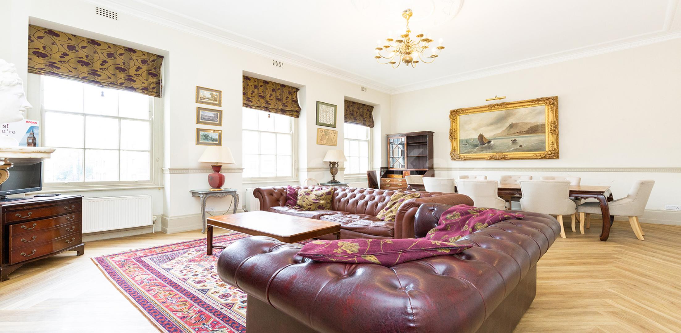 			MINS TO UCL, SOAS & LSE, 4 Bedroom, 1 bath, 1 reception Flat			 Byng Place, RUSSELL SQUARE